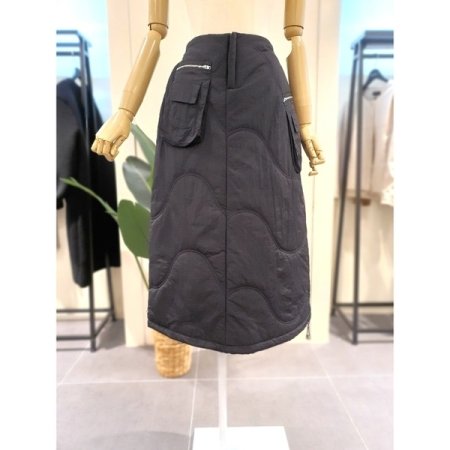 건빵 패딩 뒷밴딩 스커트