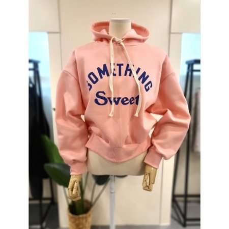 마카롱 기모 후드 옐로우