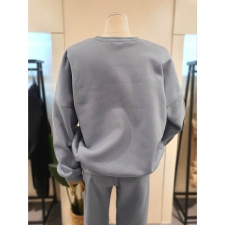 빈티지 프린팅 기모 맨투맨 세트 SB