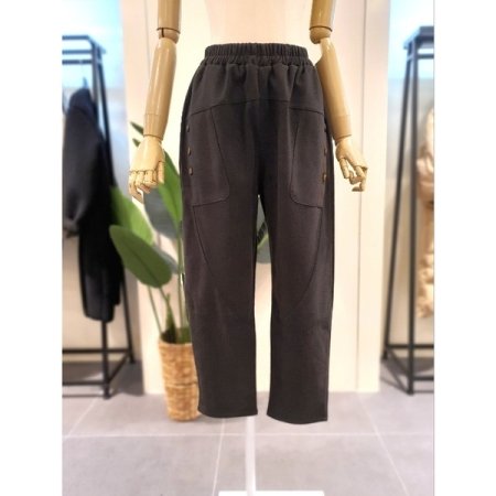 미스칸트 배기 팬츠 다크그레이