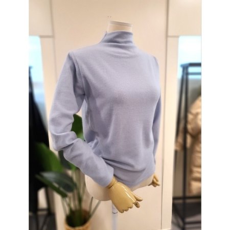 반목 기모 티셔츠 스카이블루