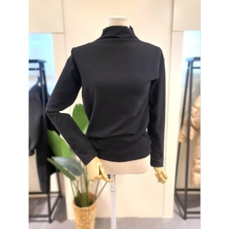 반목 기모 티셔츠 블랙