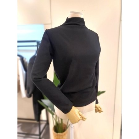 반목 기모 티셔츠 블랙