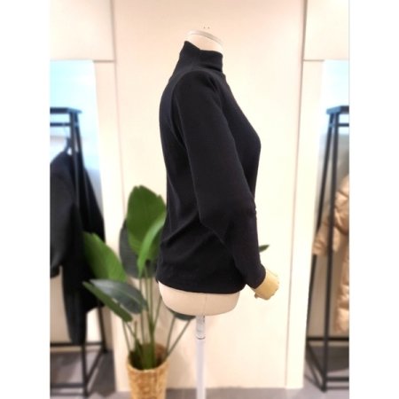 반목 기모 티셔츠 블랙