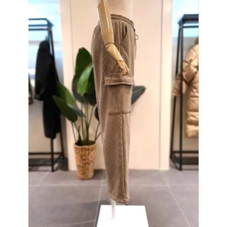 기모 코듀 카고 와이드 팬츠 2색상