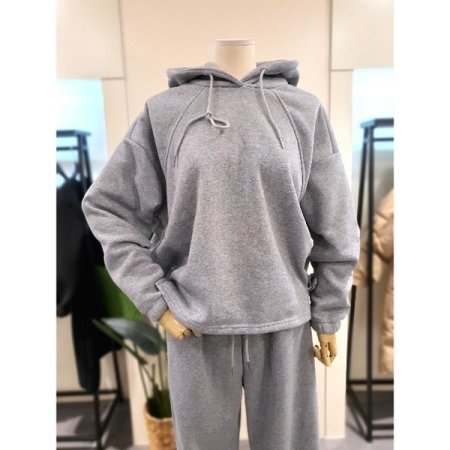 기모 후드티 조거 세트 2색상