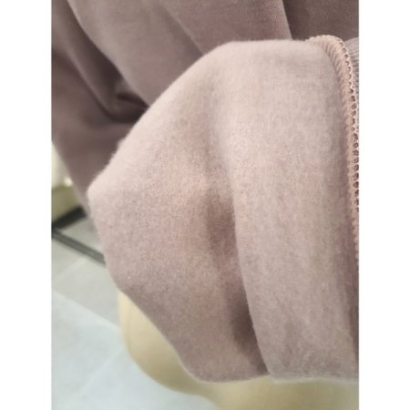 B뽀글 자수 기모 맨투맨 퍼플