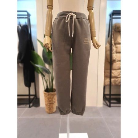 펄슨 레터링 반집업 세트 카키