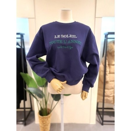 라이프 자수 쭈리 맨투맨 LG