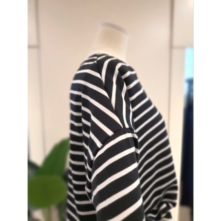 캠프 스트라이프 티셔츠 블랙