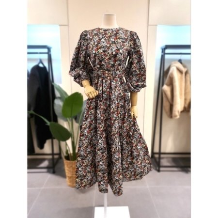 플라워팝 벌룬 원피스