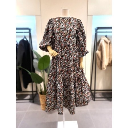 플라워팝 벌룬 원피스