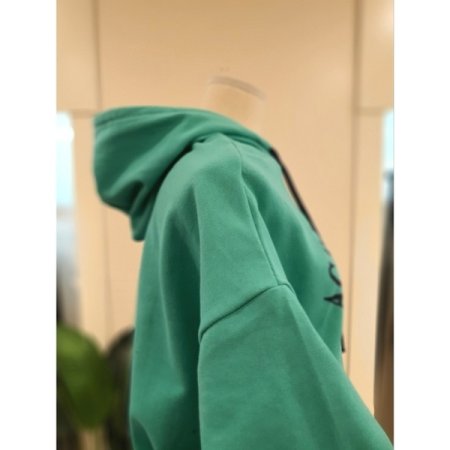 이티씨 쭈리 크롭 후드 그린