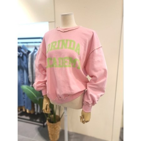 아카데미 스티치 쭈리 맨투맨 그레이