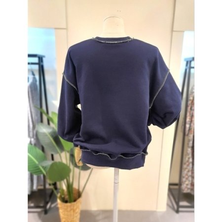 아카데미 스티치 쭈리 맨투맨 네이비