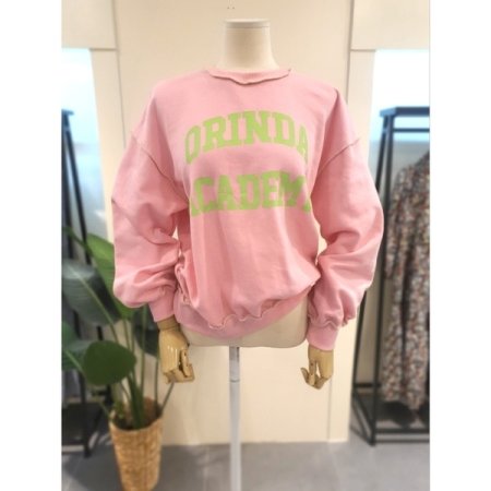 아카데미 스티치 쭈리 맨투맨 네이비