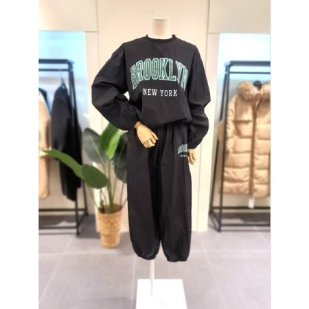 브룩 아노락 트레이닝 세트 카키