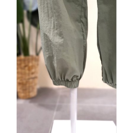 바스락 후드조거팬츠 세트 카키