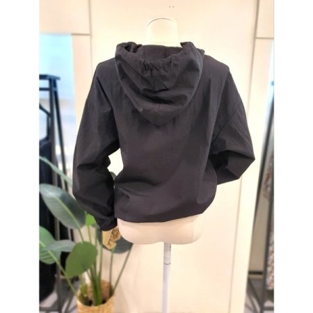 바스락 후드조거팬츠 세트 블랙