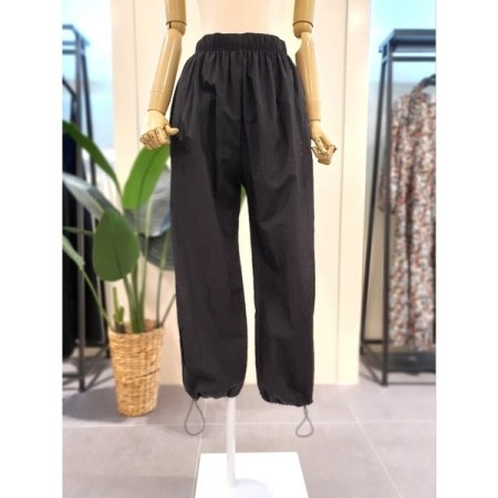 바스락 브룩 후드조거 세트 블랙