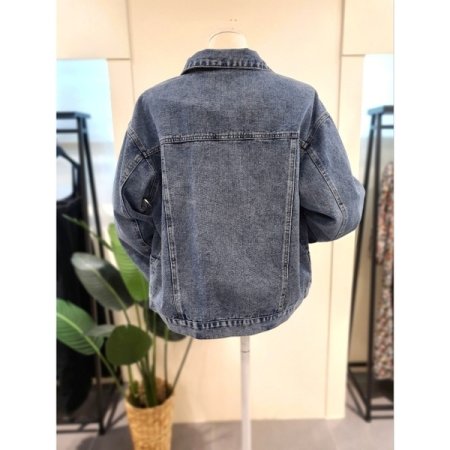 포켓 카라 데님 자켓 청자켓 DL