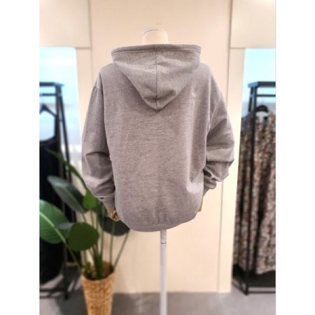 올림피아 후드티 그레이