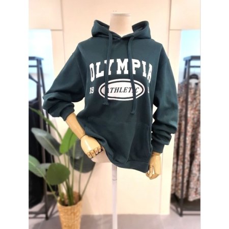 올림피아 후드티 그레이
