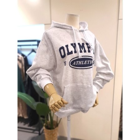 올림피아 후드티 라이트그레이