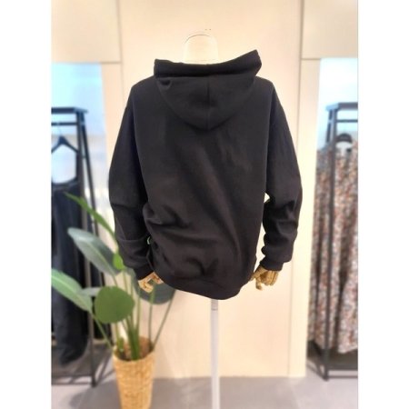 올림피아 후드 티셔츠 블랙