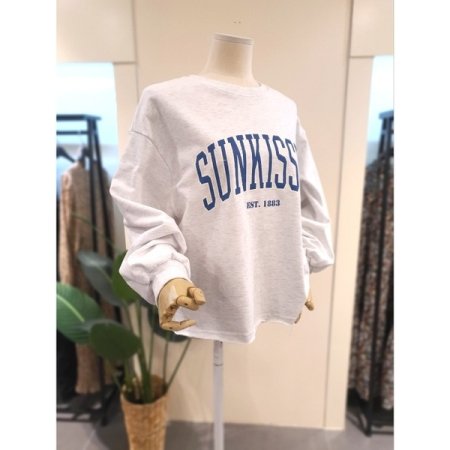 키스트 쭈리 맨투맨 라이트그레이