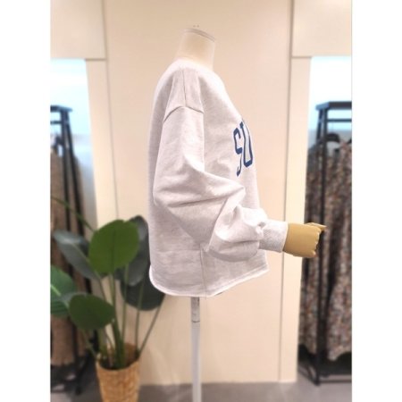 키스트 쭈리 맨투맨 라이트그레이