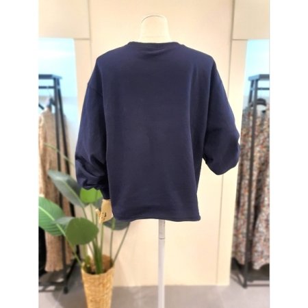 키스트 컷팅 쭈리 맨투맨 네이비