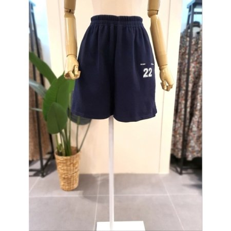 22 맨투맨 반바지 세트 네이비