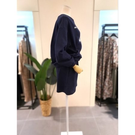 22 맨투맨 반바지 세트 네이비