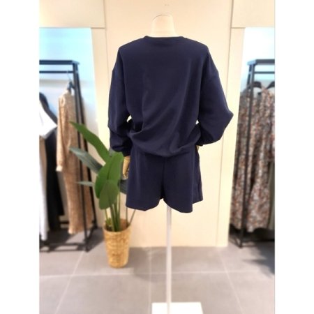 22 맨투맨 반바지 세트 네이비