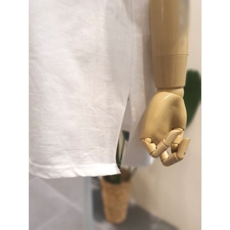 힐스 프린팅 박시 티셔츠 아이보리