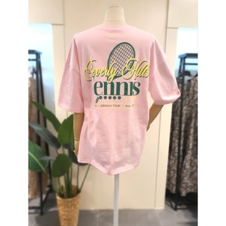 힐스 박시 티셔츠 핑크