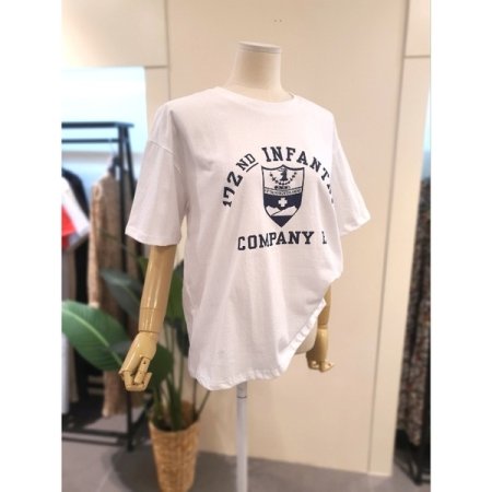 172 반팔 티셔츠 아이보리