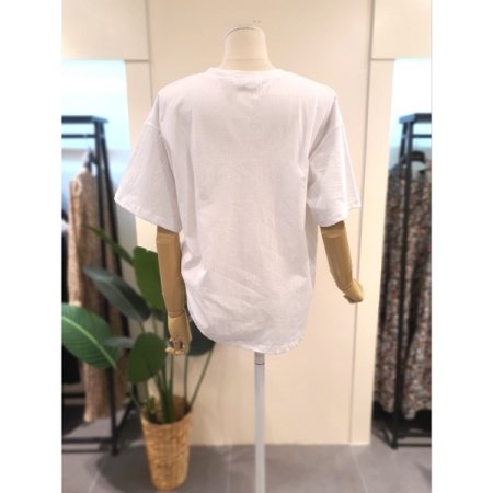 172 반팔 티셔츠 아이보리