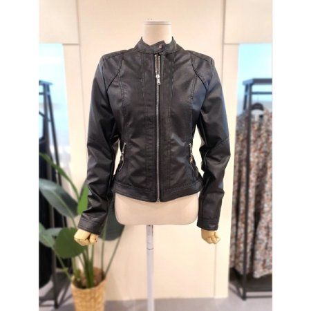 노카라 에코 라이더 자켓 블랙