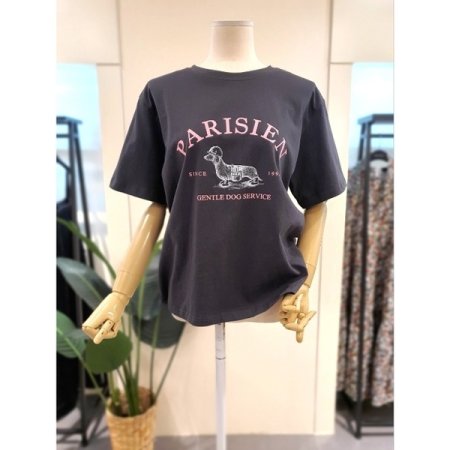 파리지엔 반팔 티셔츠 화이트