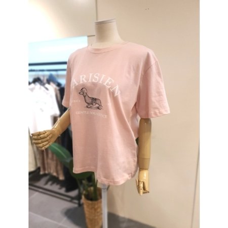 파리지엔 반팔 티셔츠 핑크