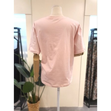 파리지엔 반팔 티셔츠 핑크