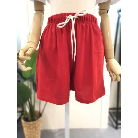 반팔 반바지 세트 아이보리