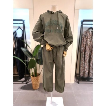 바스락 브룩 후드조거 세트 2색상