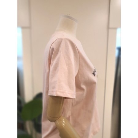 트리블 베어 반필 티셔츠 핑크