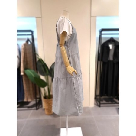 해피 스트링 캐미 원피스 스카이블루