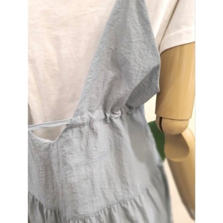 해피 스트링 캐미 원피스 스카이블루