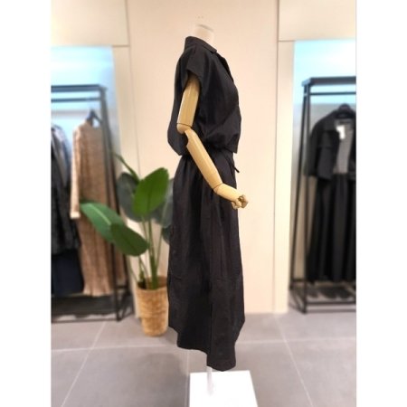 바스락 블라우스 스커트 세트 블랙