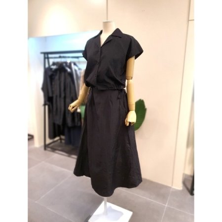 바스락 투피스 세트 블랙